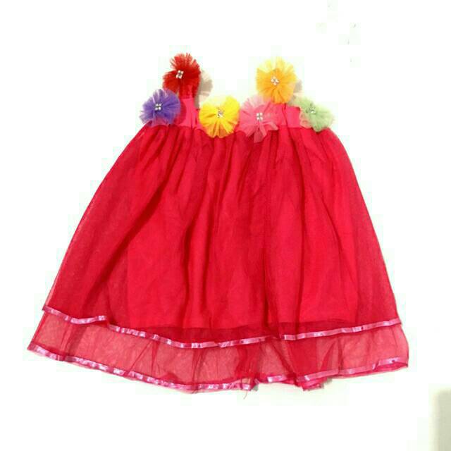 Dress tutu tille anak perempuan. Rok tutu bunga