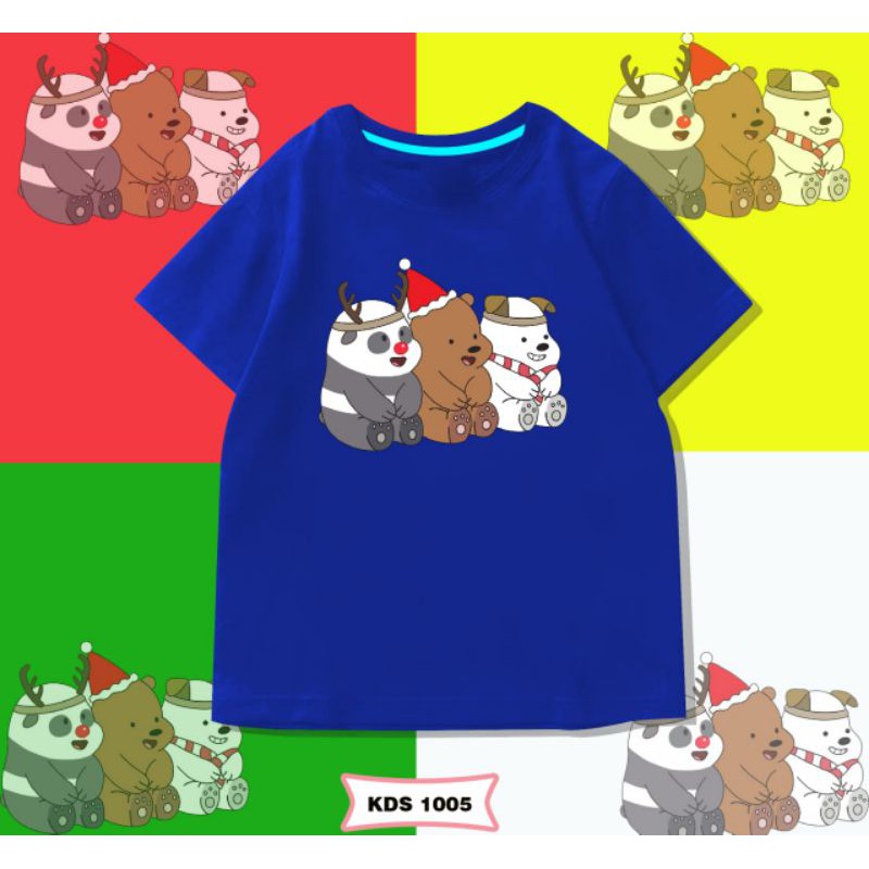 T-SHIRT / KAOS KIDS WE BARE BEAR 24S KARAKTER