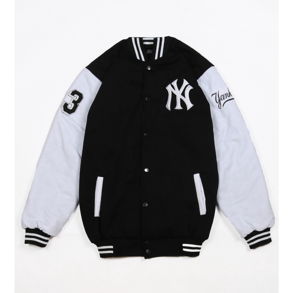 VARSITY JAKET MLB NEW YORK YANKEES FULL TAG & LABEL | JAKET BASEBALL NEW YORK FULL BORDIR PREMIUM AU