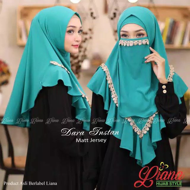 JILBAB / HIJAB INSTAN LIANA DARA ORIGINAL LIANA