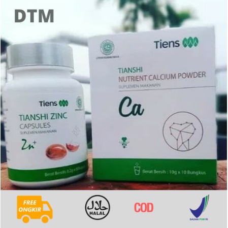

Paket Peninggi Badan Tiens Original Susu NHCP dan Zinc Kapsul