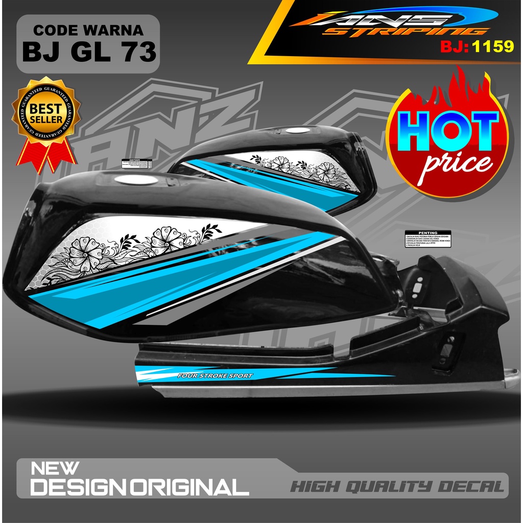 STRIPING GL SERIES CUSTOM / STRIPING GL MAX TERBARU / GL MAX STICKER STRIPING