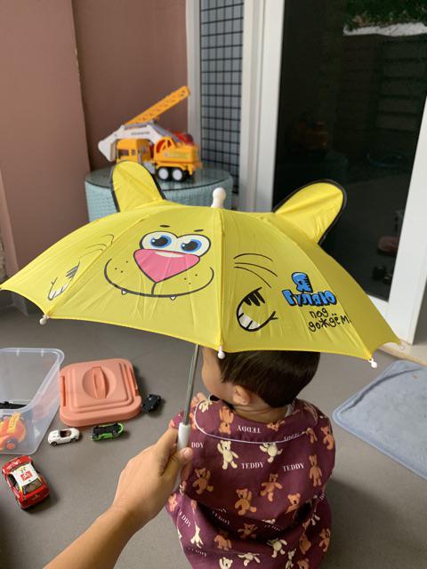 234 / Payung Model Tanduk Mini Lipat Anak / Umbrella Mini Kuping Karakter