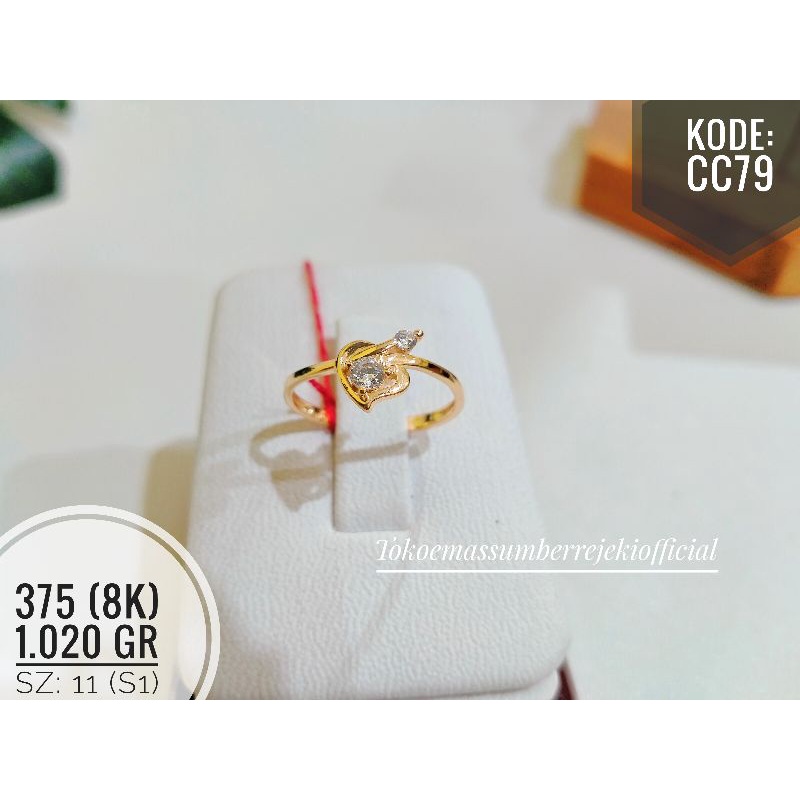 x6*Cincin padat simple/cincin padat simple 375/Cincin padat simple 8k/cincin/cincin 375 / cincin 8k 