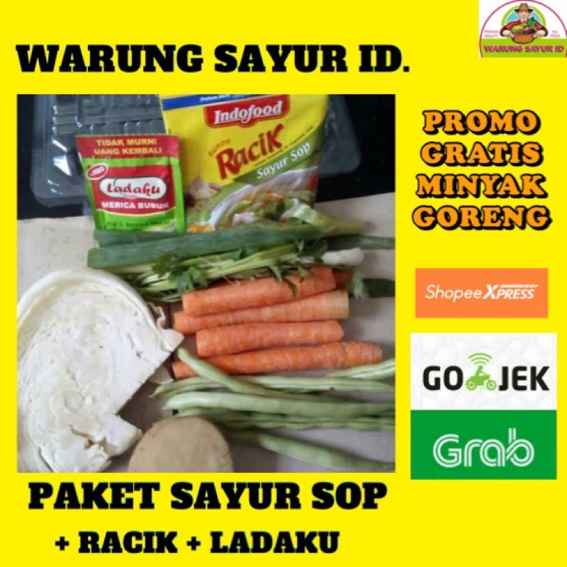 

PAKET SAYUR SAYUR SOP GRATIS RACIK SAYUR SOP