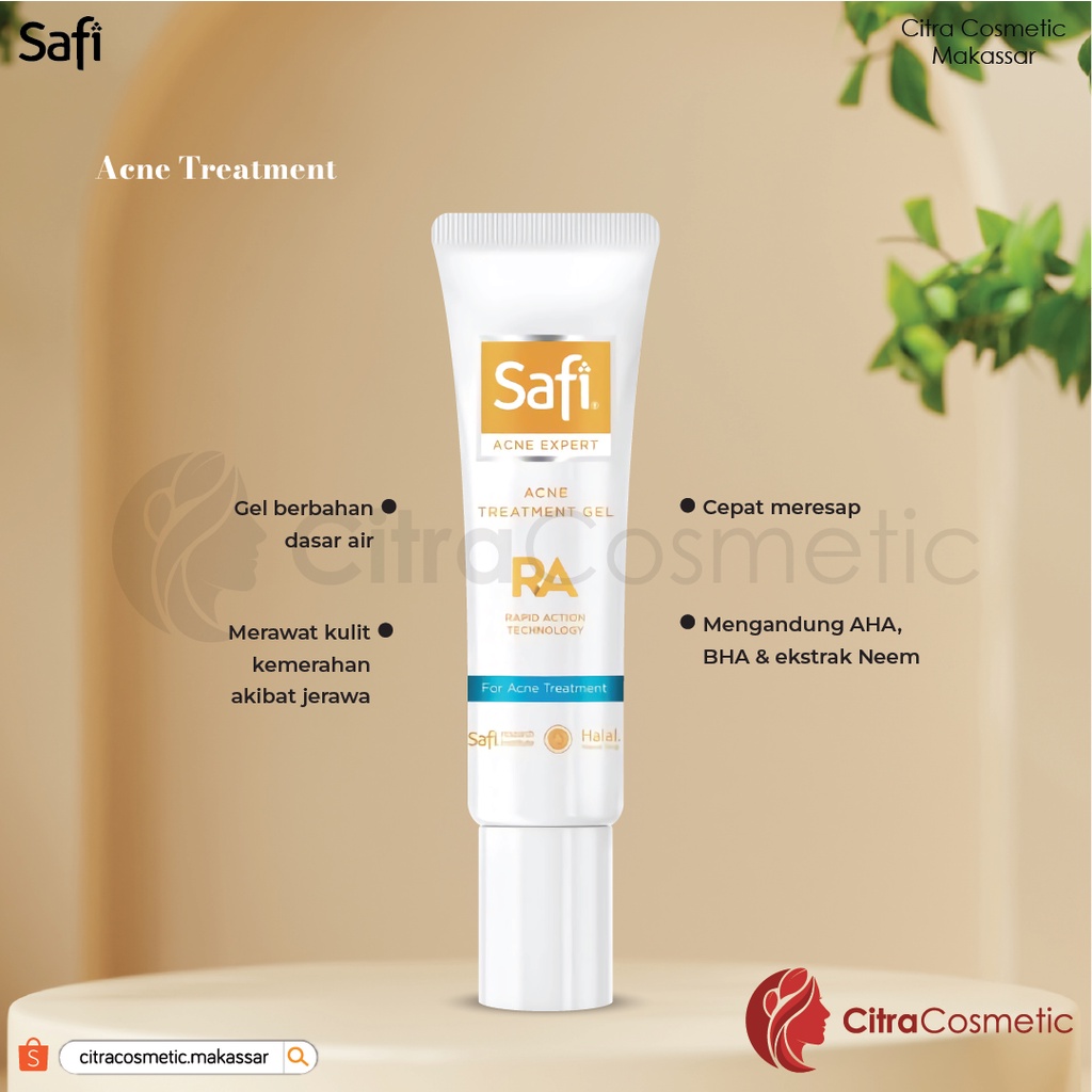 Safi Acne Expert Series | Acne Treatment Gel | Clarifying 2In1 Cleanser | Serum Control | Gel Moisturizer | Serum Cleanser