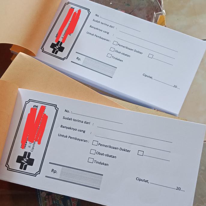 

[[BISA COD]] NOTA BON 5 BUKU + 2 STEMPEL FLASH