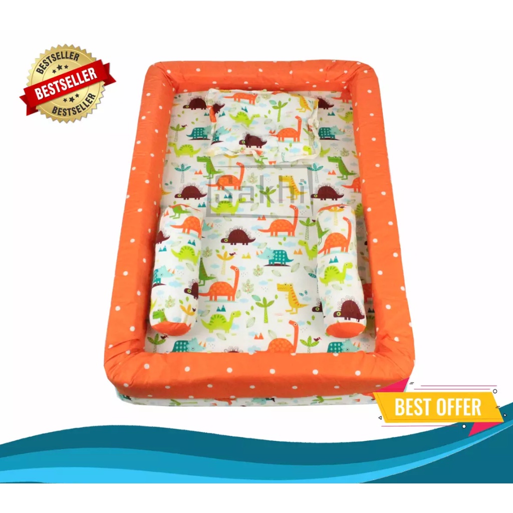 BEST SELLER Kasur Bayi Kelambu model tenda satu set bantal guling