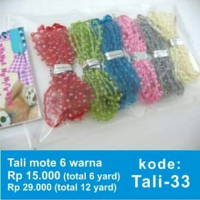 

Tali Mote 6 warna