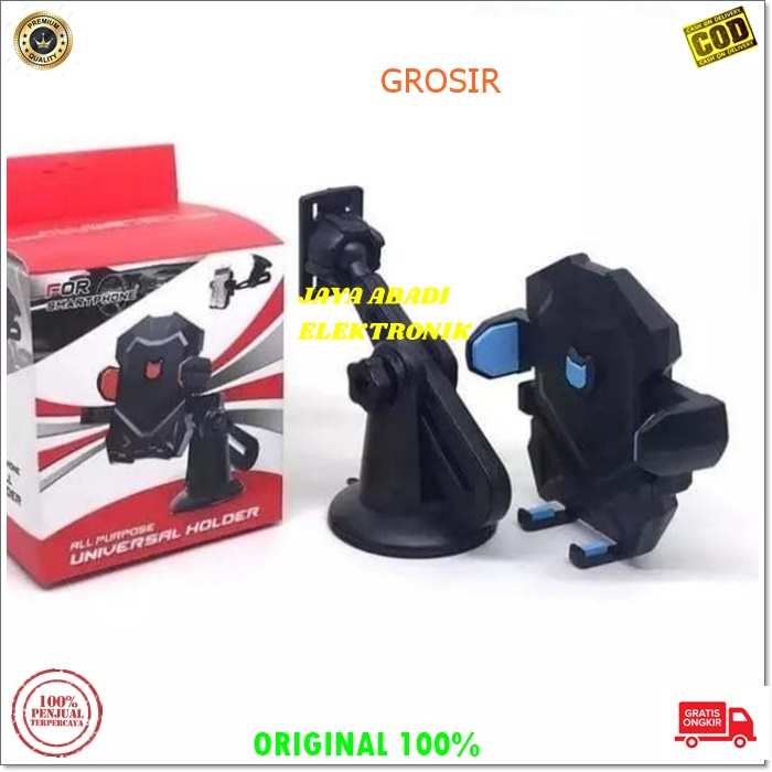 J333 HOLDER MOBIL TEMPAT HANDPHONE MAX 7 INCHI GANTUNGAN PEGANGAN MOBILE JEPIT SOFT TUBE MOBIL KACA DASHBOARD GPS JENDELA PENJEPIT JEPITAN MIROR UNIVERSAL MULTI ORIGINAL PEREKAT BRACKET PELINDUNG ANTI JATUH HANDPHONE BISA SEGALA JENIS MEREK HANDPHONE