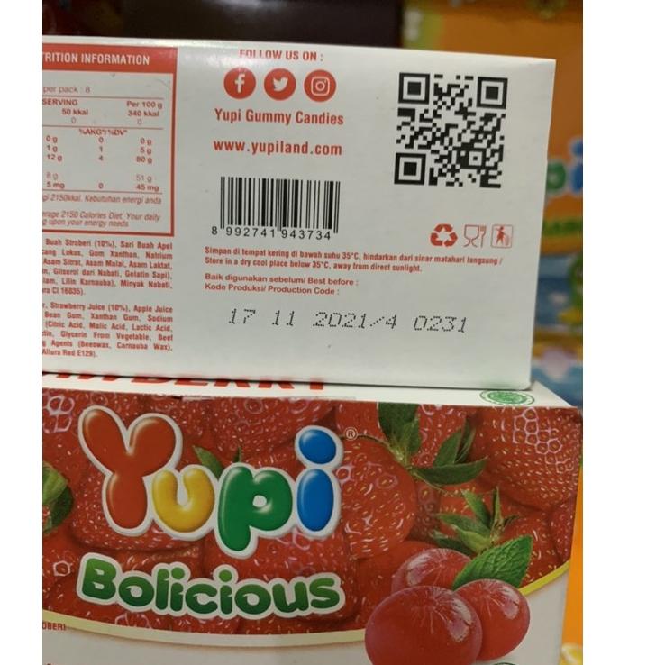 

[T-UST-☼) Yupi Bolicious Strawberry 1 box isi 24 pcs-paling laris
