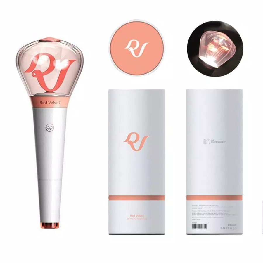 Lightstick RED VELVET / Box Lightstick Akrilik RED VELVET / Box Lightstick Red Velvet x Box Dengan L