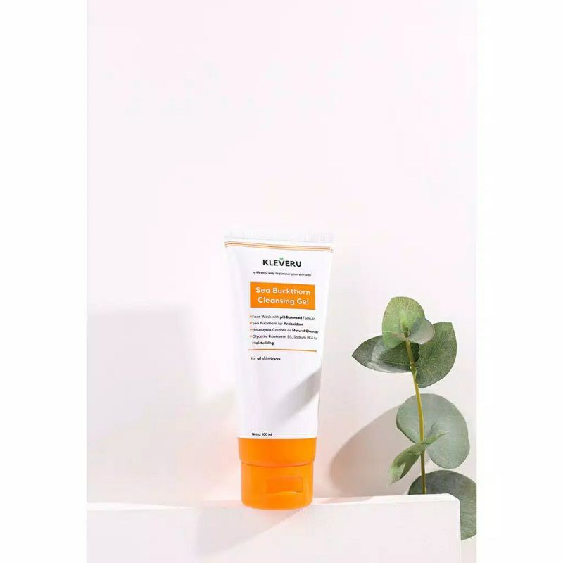 KLEVERU Sea Buckthorn Cleansing Gel ( Facial Wash ) 100ml