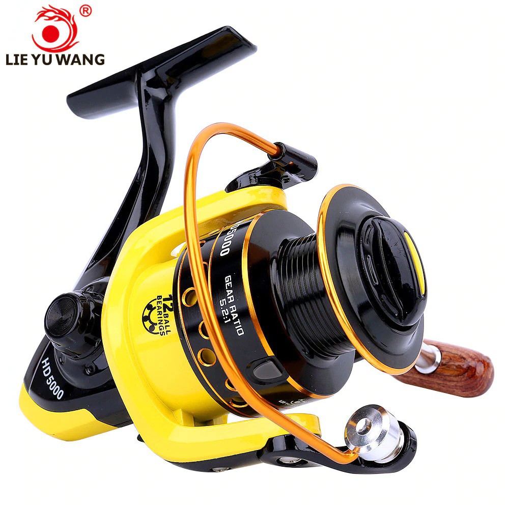 LIEYUWANG Reel Pancing HD6000 HD7000 12 Ball Bearing