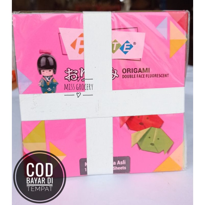 ORIGAMI warna bolak balik / kertas lipat warna bolak balik / origami double face