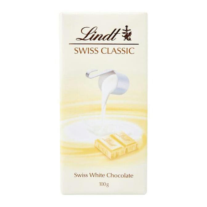 

Ready Stok Lindt Swiss Classic White Chocolate Bar - Cokelat Coklat Putih Import