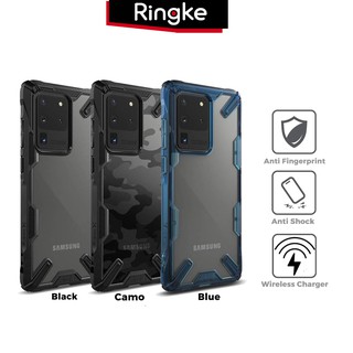 Case Samsung Galaxy S20 Ultra / S20 Plus / S20 Ringke Fusion X Anti Crack Bumper Casing