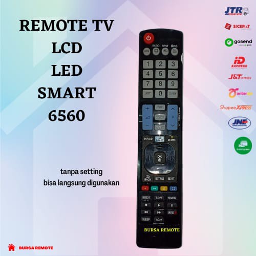 REMOT / REMOTE TV LCD/LED SMART/6560 / GROSIR DAN ECERAN