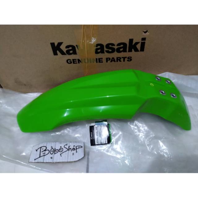 Spakbor depan hijau KLX150 S original
