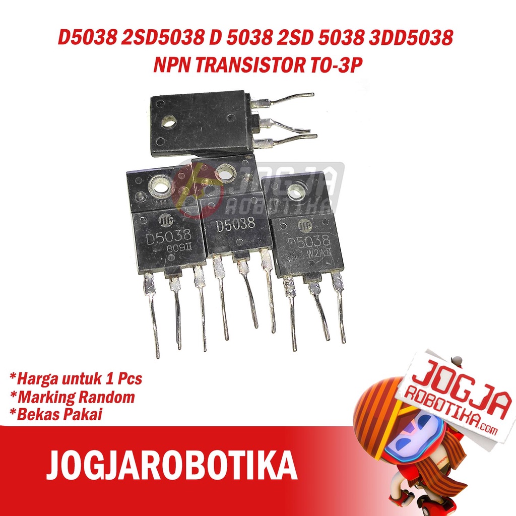 D5038 2SD5038 D 5038 2SD 5038 3DD5038 NPN Transistor TO-3P