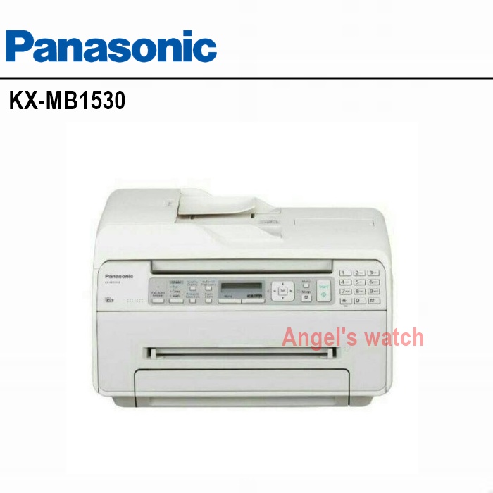 angelswatch Mesin Fax Panasonic KX-MB1530 MultiFungsi Printer KX-MB1530CX (Putih)/ mesin fax panasonic