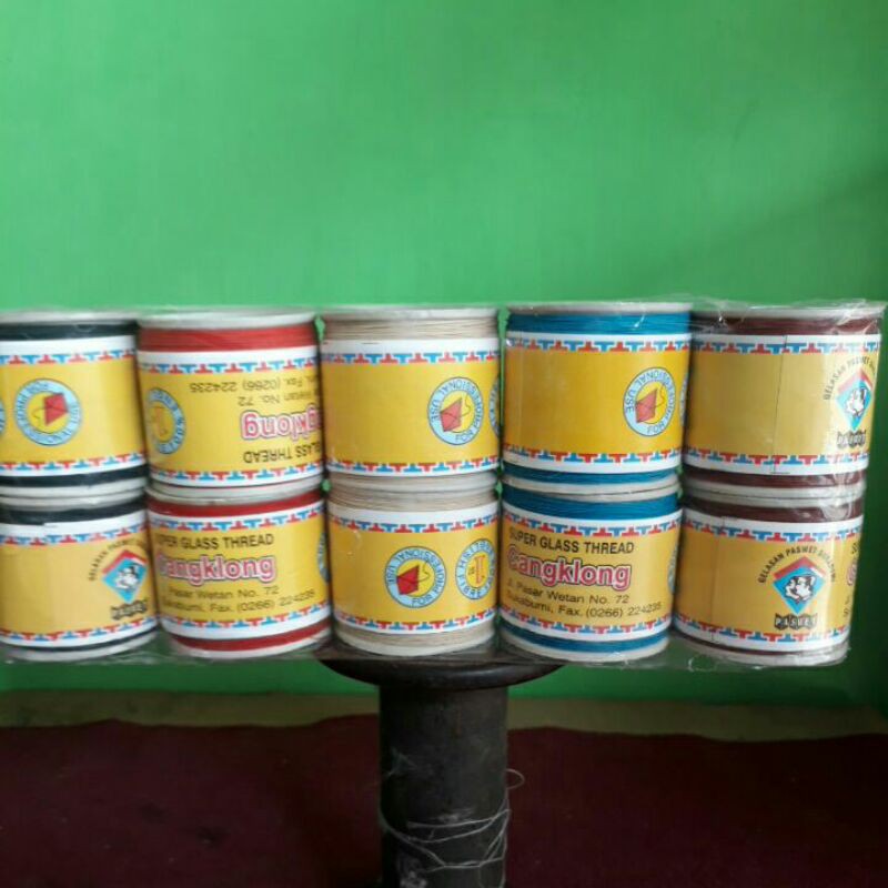 Gelasan katun layangan adu CK Paswet