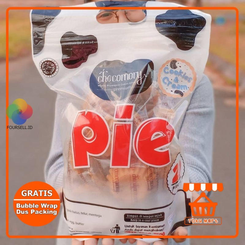 Chocomory - Pie COOKIES N CREAM (PACKING AMAN) - Pie Susu Cimory Oleh Oleh Bandung Kue Bandung