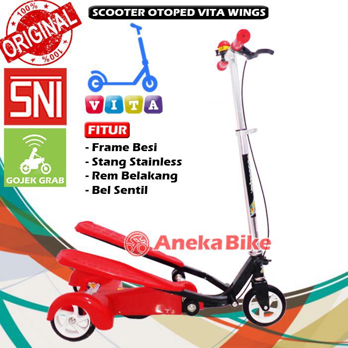 SCOOTER OTOPED | SCOOTER INJAK | MAINAN ANAK SKUTER INJAK | VITA WINGS