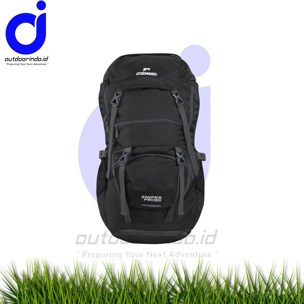 Outdoor Indonesia - 000194 - Tas Ransel / Daypack Cozmeed Naik Gunung Sniper Pro 30L Free Cover Bag