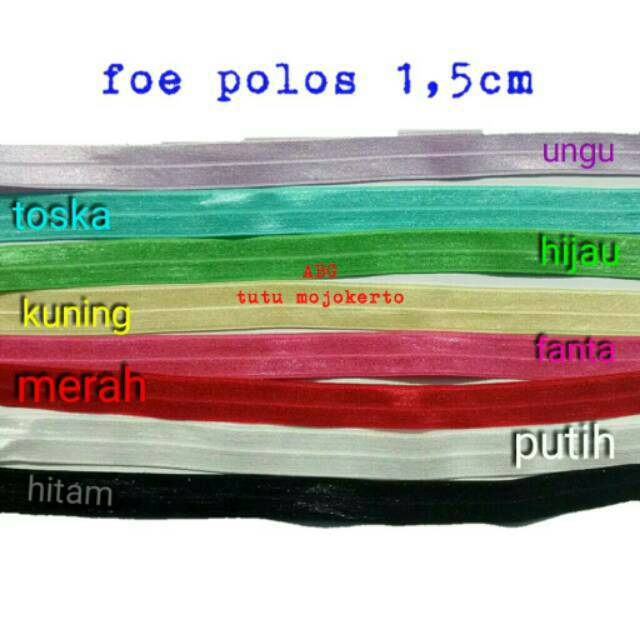 Karet Foe Polos (Karet Bandana) termurah