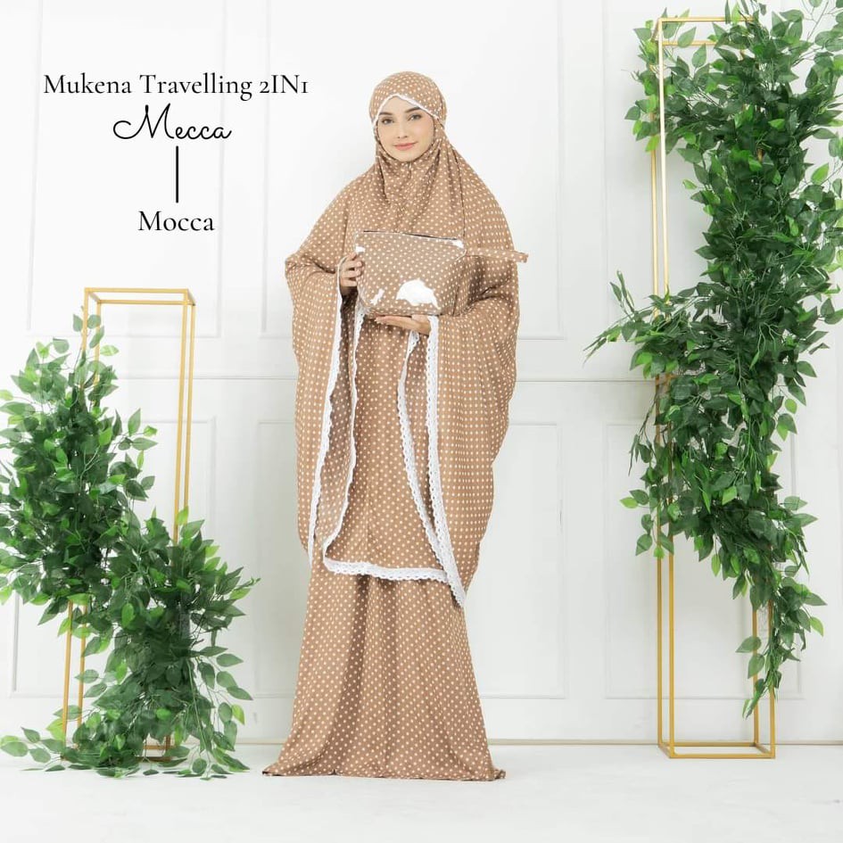 Mukena Dewasa Travelling 2in1 Mecca