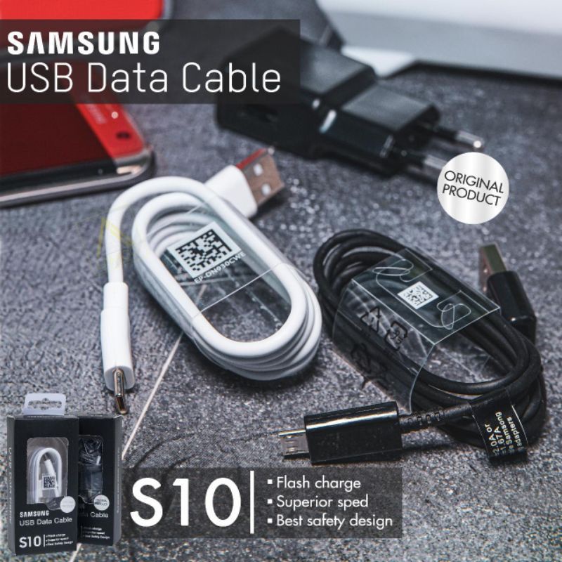 [SO] Kd Kabel Data Samsung S10 Original Fast Charging Micro Usb &amp; Type-C