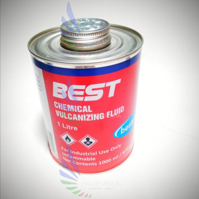 Lem 1000ml Bestpatch  untuk tambal ban tiptop. Chemical vulcanizing fluid Bestpatch