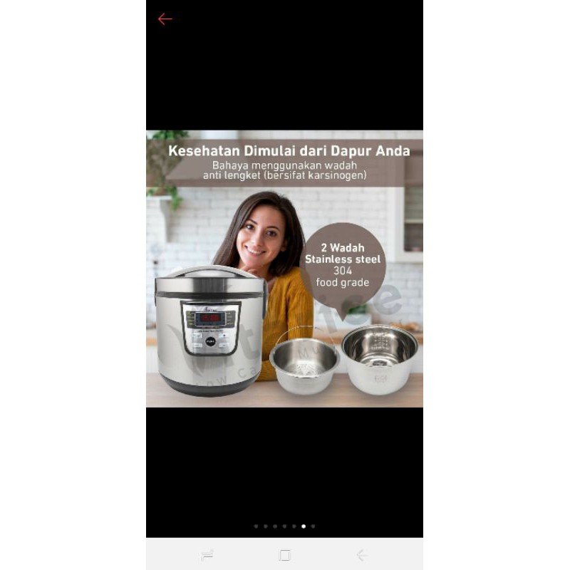 vitarice rice cooker low carbo preloved