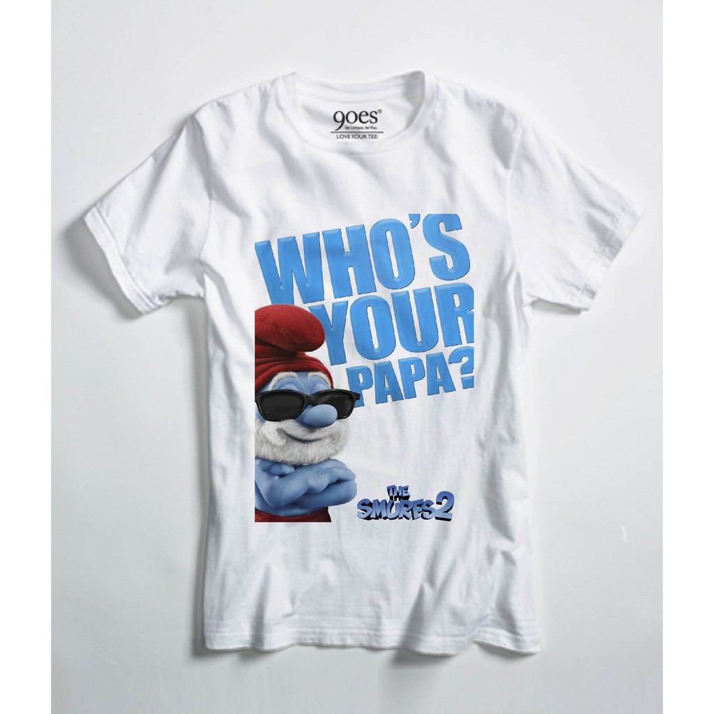 Kaos Anak CEWEK COWOK THE SMURF SMURFETTE Tshirt Bayi Lucu Premium - 12
