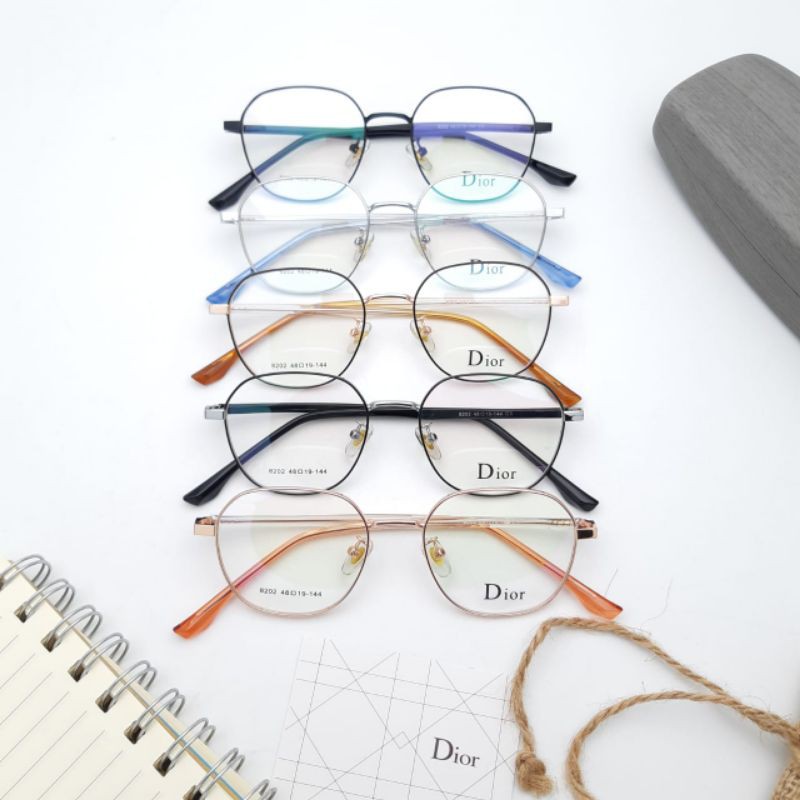 Frame Kacamata 8202 Lensa Minus+Antiradiasi