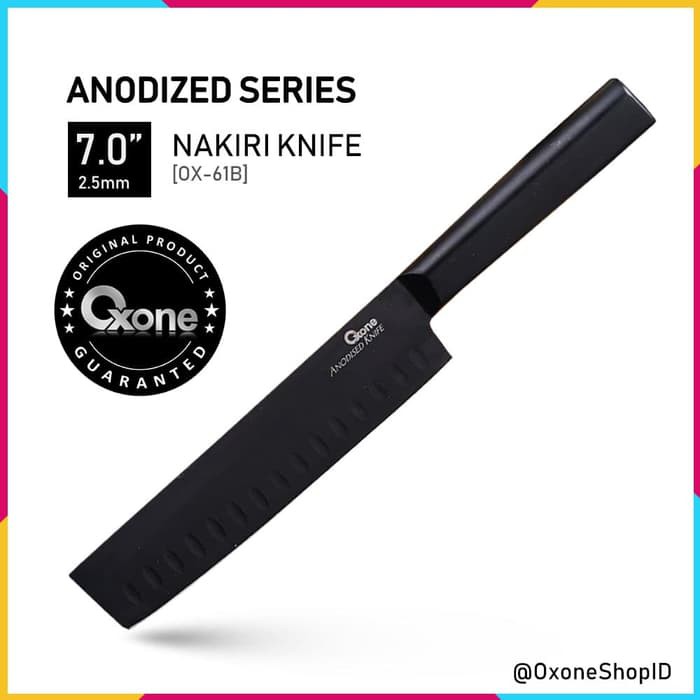 Pisau Dapur Oxone OX-61B NAKIRI Knife 7&quot; High Quality