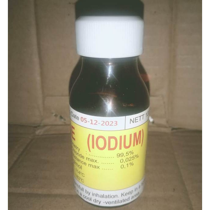 iodium crystal 100 gram iodine I2