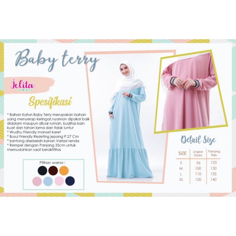 Homedress Daspanpel Bebyterry by Jelita