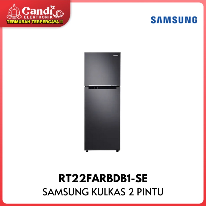SAMSUNG Kulkas 2 Pintu 234 Liter RT22 dengan Digital Inverter Cool Pack  RT22FARBDB1-SE