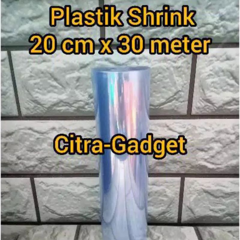 Plastik Shrink 20cm x 30 meter