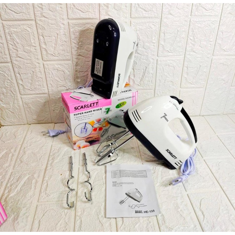 SCARLETT HAND MIXER Mixer Tangan Elektrik 7 GEAR