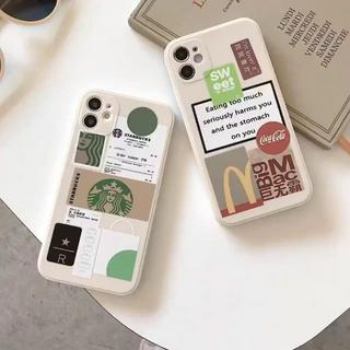 Soft Case Silikon Matte Desain Starbucks Hamburg Untuk