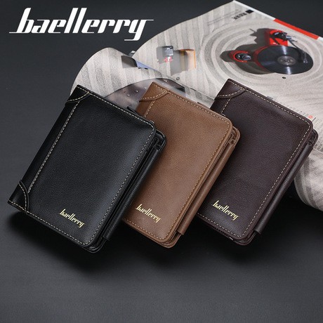 DOMPET LIPAT BAELLERRY KECIL DIVOCK ORIGINAL PREMIUM KULIT IMPORT PENDEK PRIA WANITA BRANDED MURAH