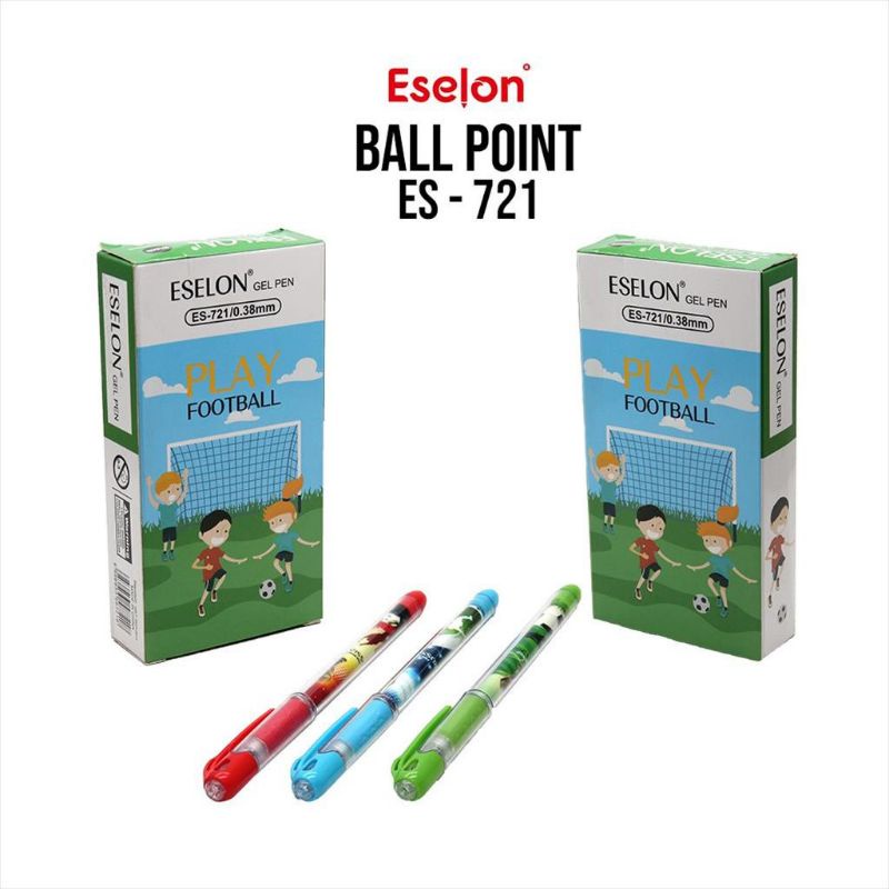 

1pcs Pulpen gel Football Eselon 721 / ballpoint gel