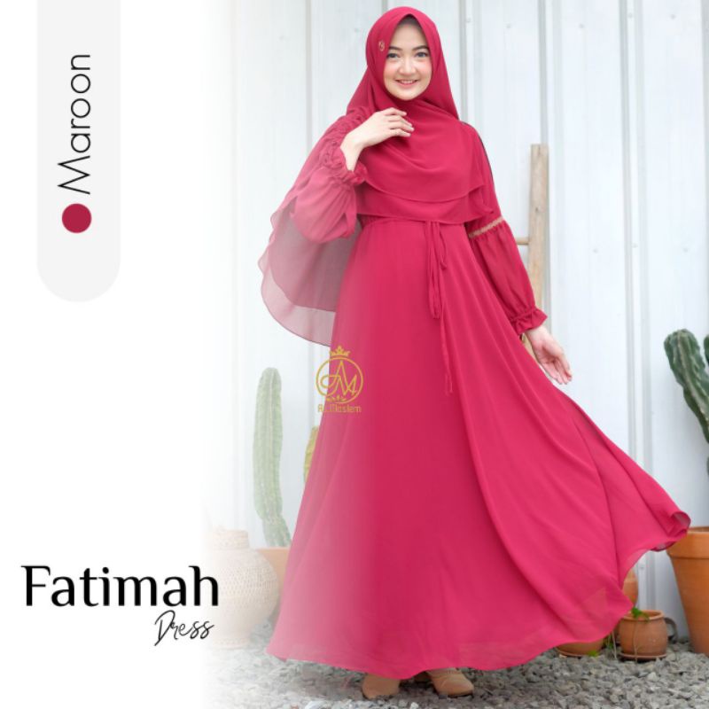FATIMAH DRESS SYARI BY AS MOSLEM