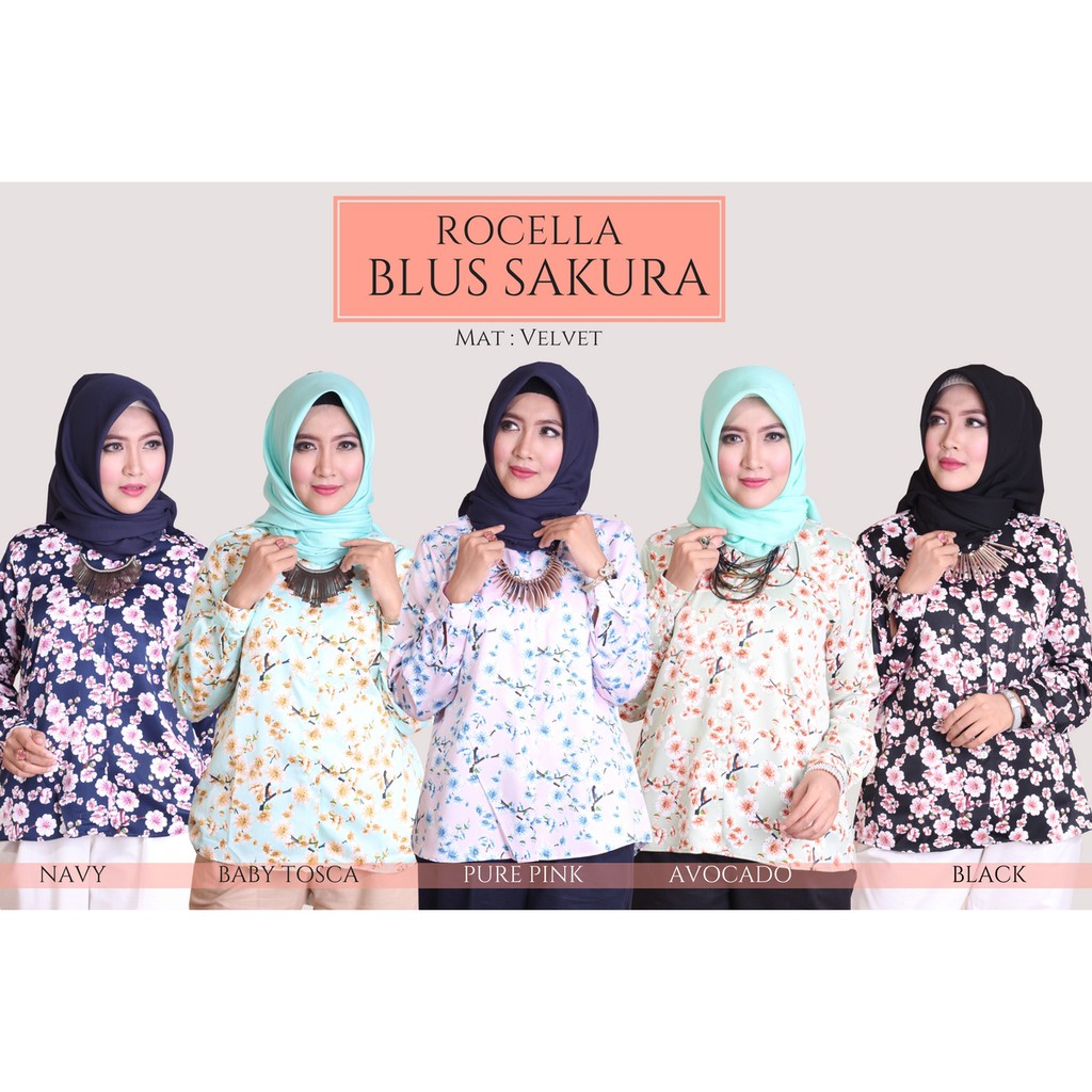Blus Sakura - Baju KERJA - Baju KULIAH