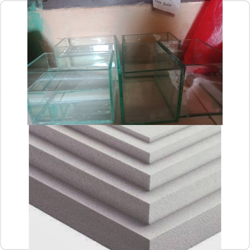Aquarium kaca ikan cupang 5mm uk 10×15×10
