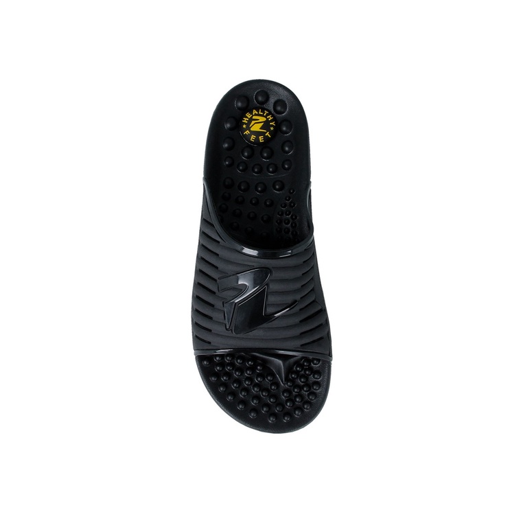 SANDAL SLIDE PAKALOLO PRIA ORIGINAL CASUAL BRANDED ASLI BLACK PB60