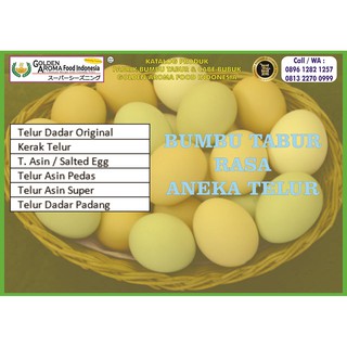 Bumbu Tabur Saus Telur Asin Super Salted Egg Pasta 1 Kg